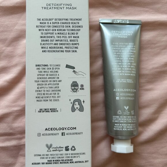 New! Aceology Detoxifying Treatment Mask - Picture 3 of 5